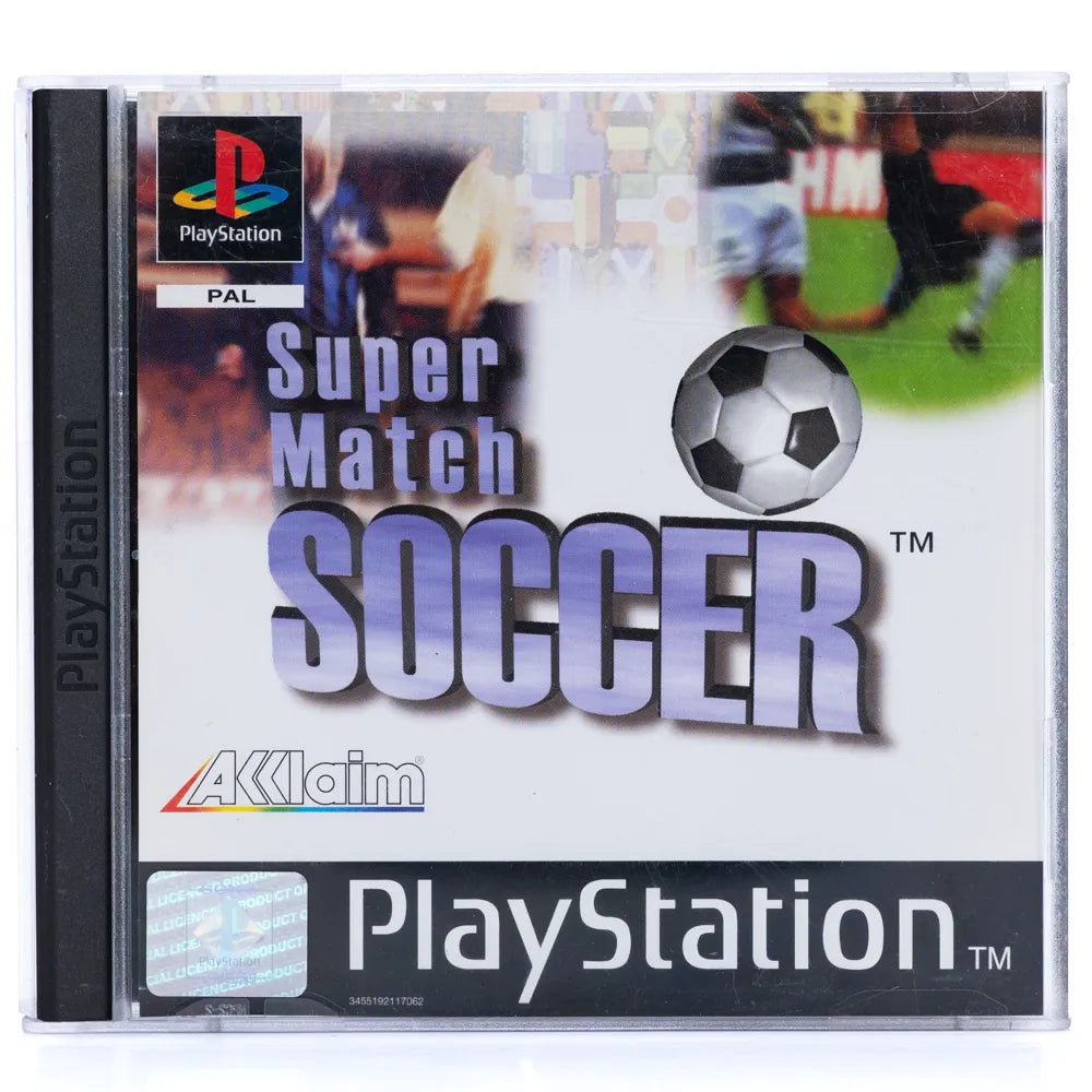Super Match Soccer - PS1 spill - Retrospillkongen