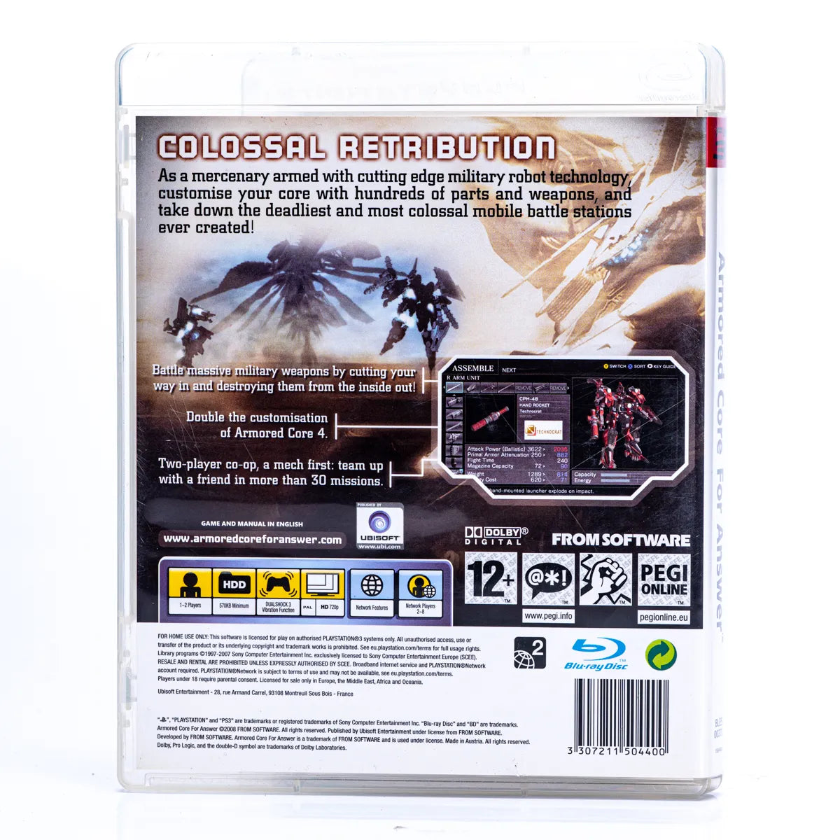 Armored Core: For Answer - PS3 Spill - Retrospillkongen