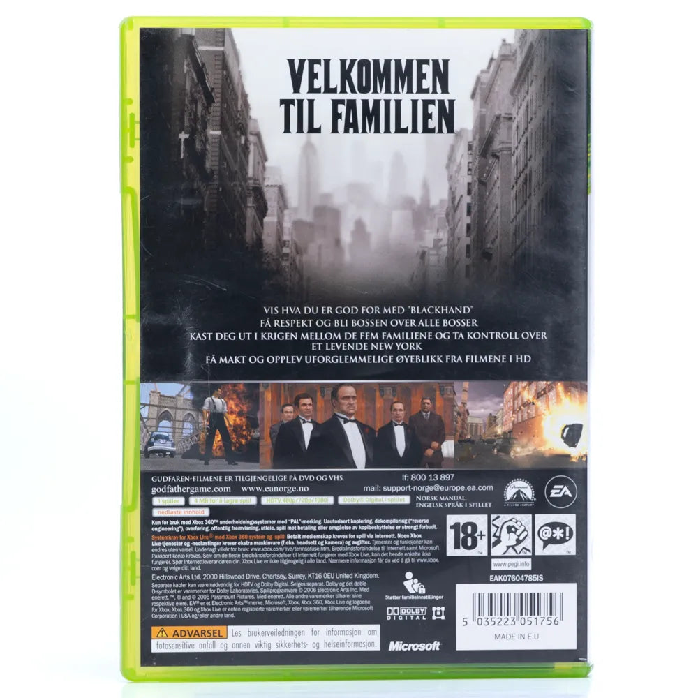 The Godfather - Xbox 360 spill - Retrospillkongen