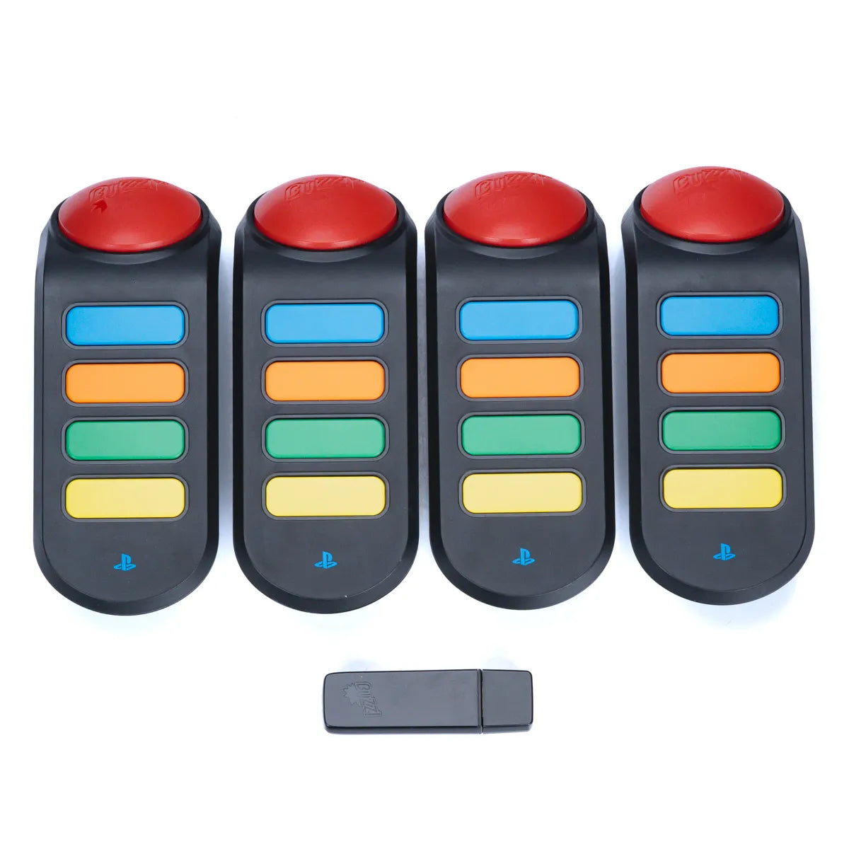 Sony Wireless Buzz! Buzzers Trådløse kontrollere - PS2, PS3 & PS4 (I Eske) - Retrospillkongen