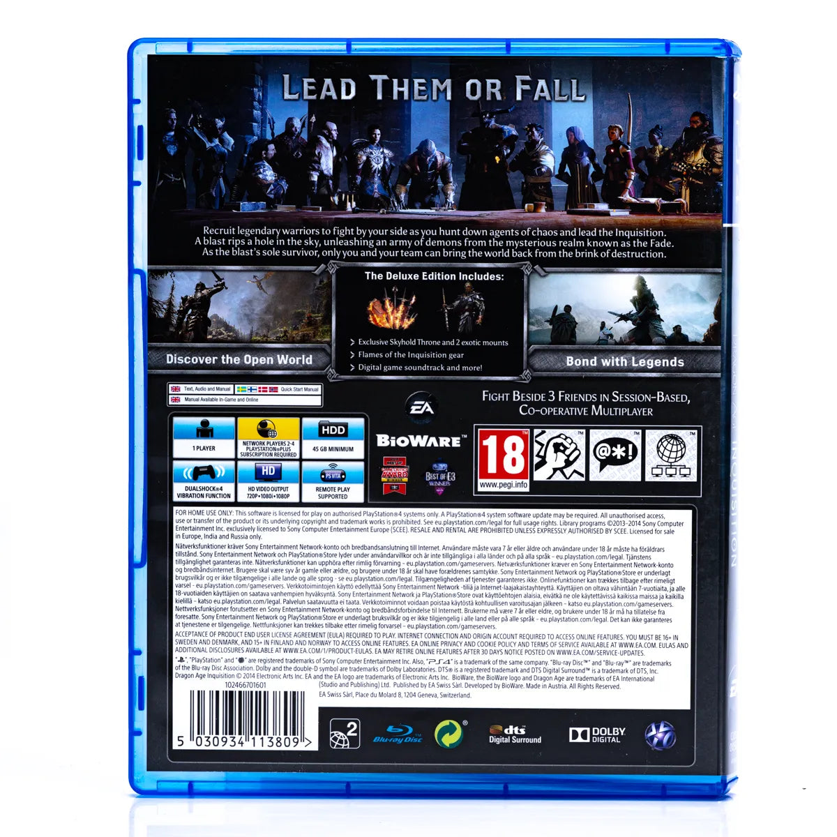 Dragon Age Inquisition (Deluxe Edition) - PS4 spill - Retrospillkongen