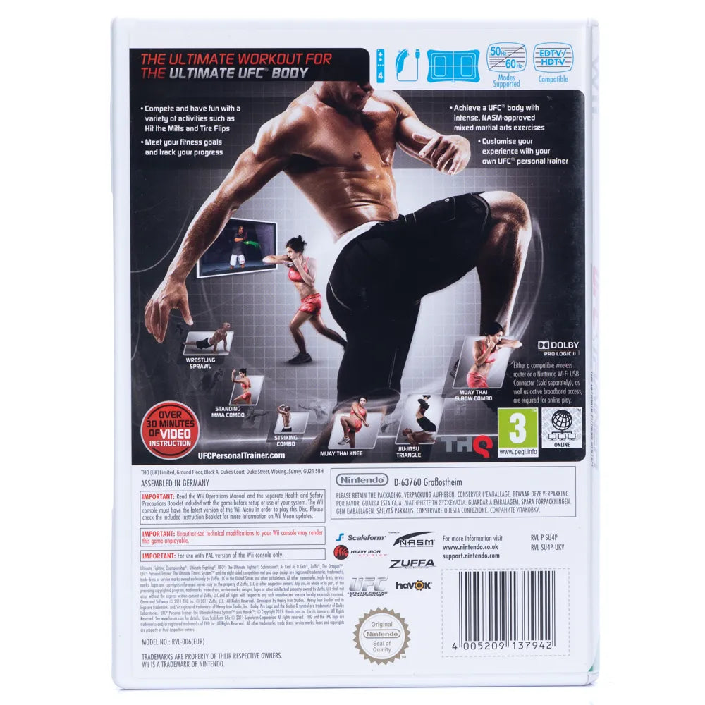 UFC Personal Trainer: The Ultimate Fitness System - Wii Spill - Retrospillkongen