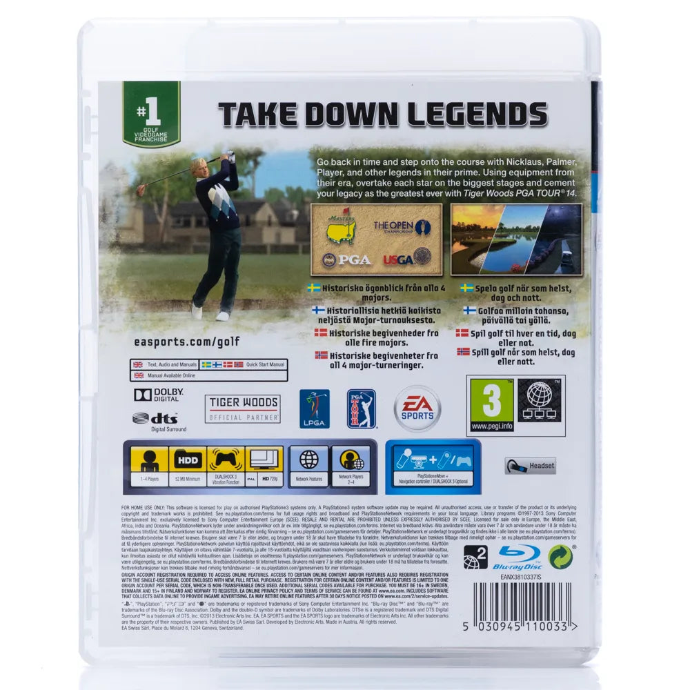 Tiger Woods PGA Tour 14 - PS3 spill