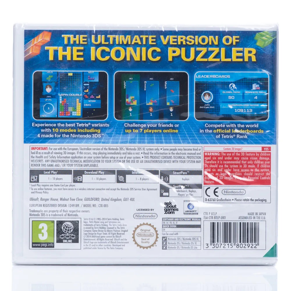 Tetris Ultimate - Nintendo 3DS spill (Forseglet)