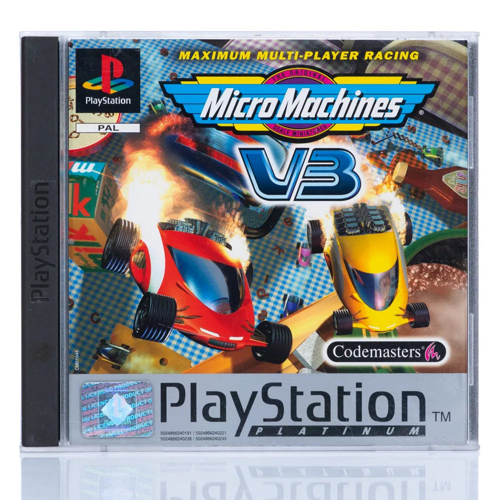 Micro Machines V3 - PS1 spill - Retrospillkongen