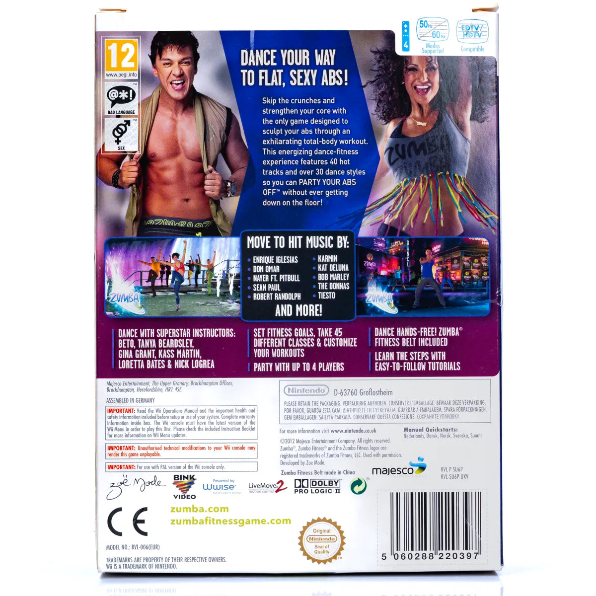 Zumba Fitness Core for Wii (I Eske) - Retrospillkongen