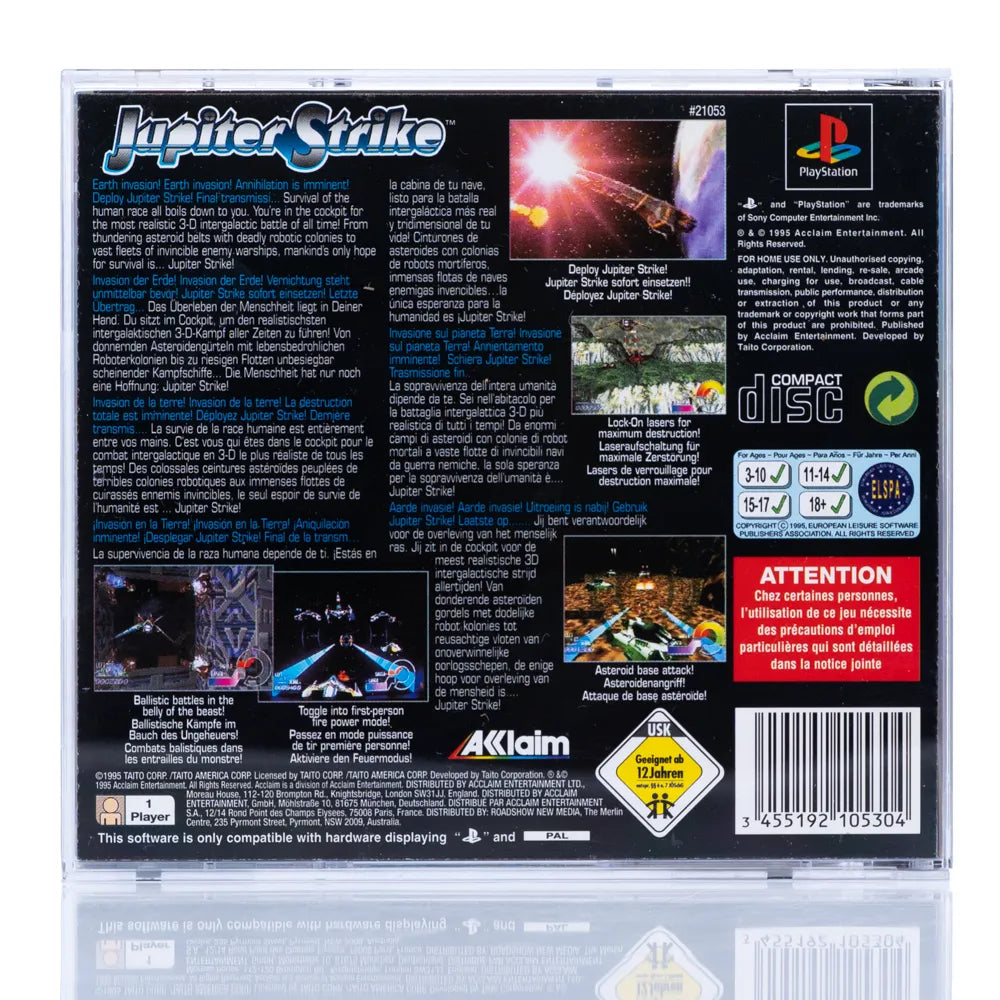 Jupiter Strike - PS1 spill - Retrospillkongen