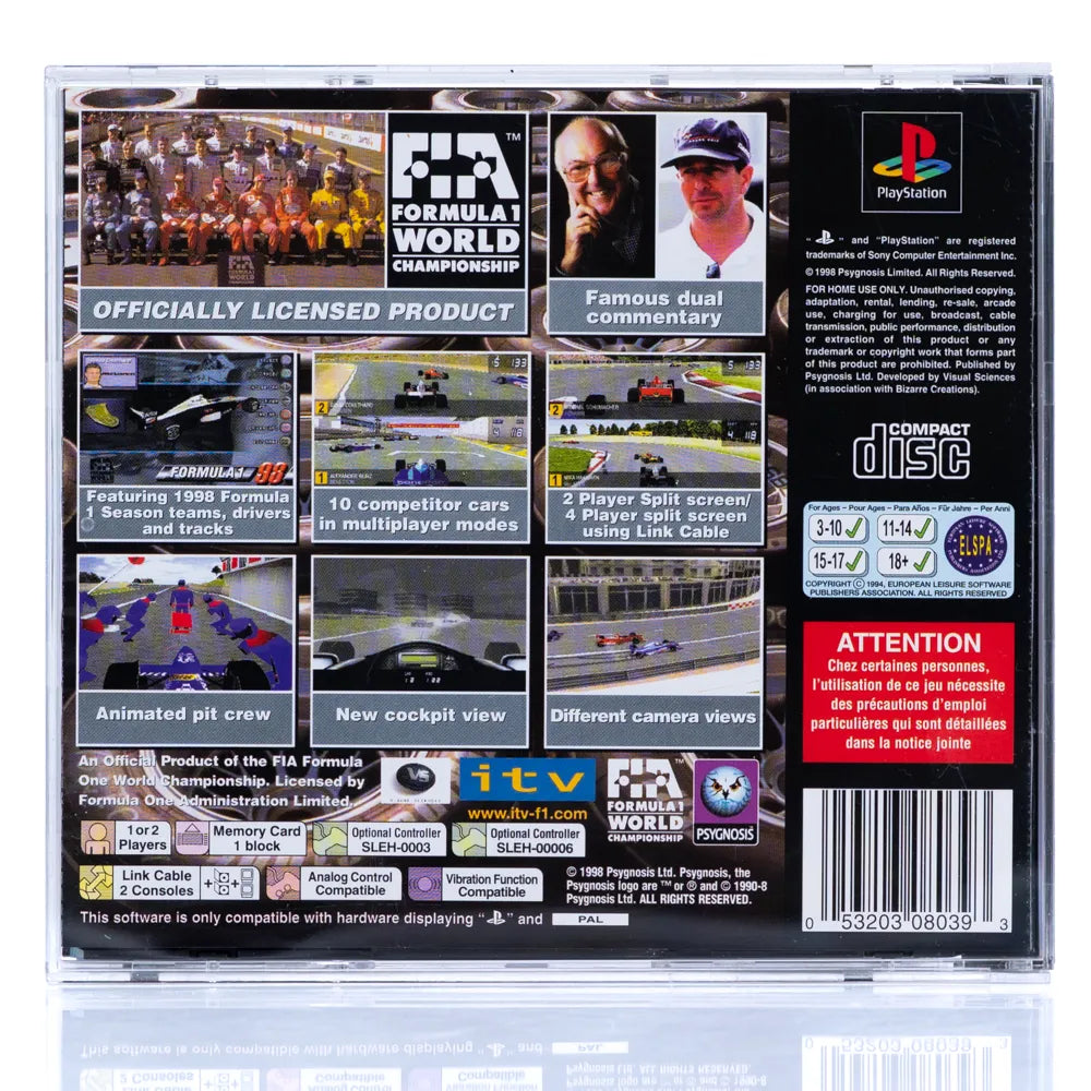 Formula 1 98 - PS1 spill - Retrospillkongen