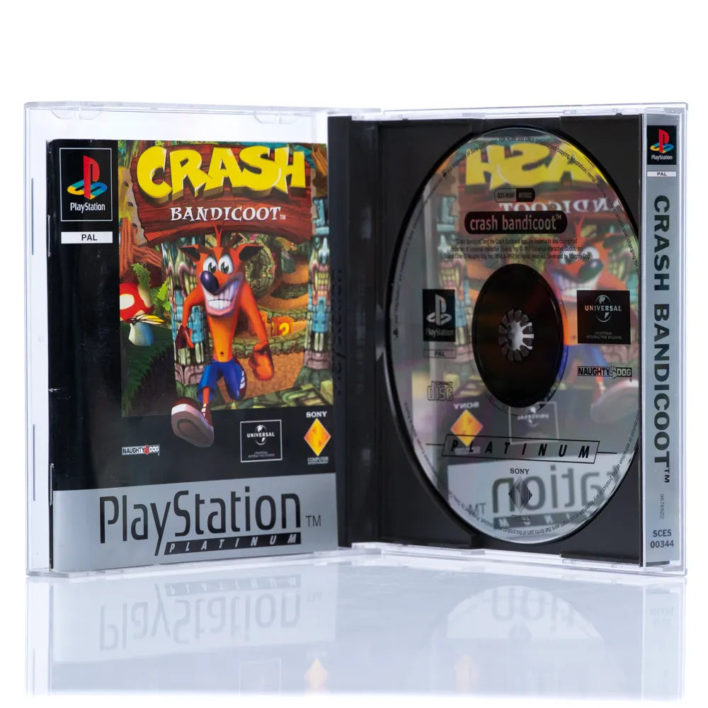 Crash Bandicoot - PS1 spill - Retrospillkongen