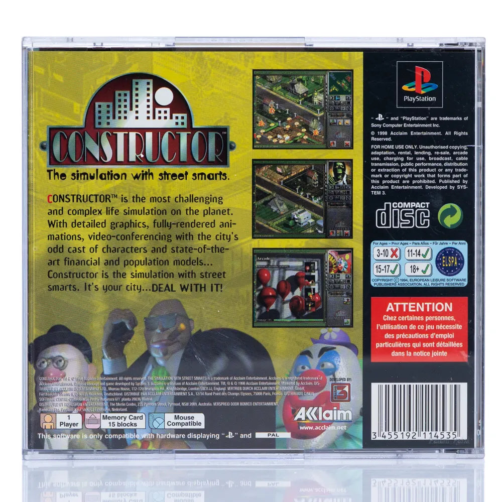 Constructor - PS1 spill - Retrospillkongen