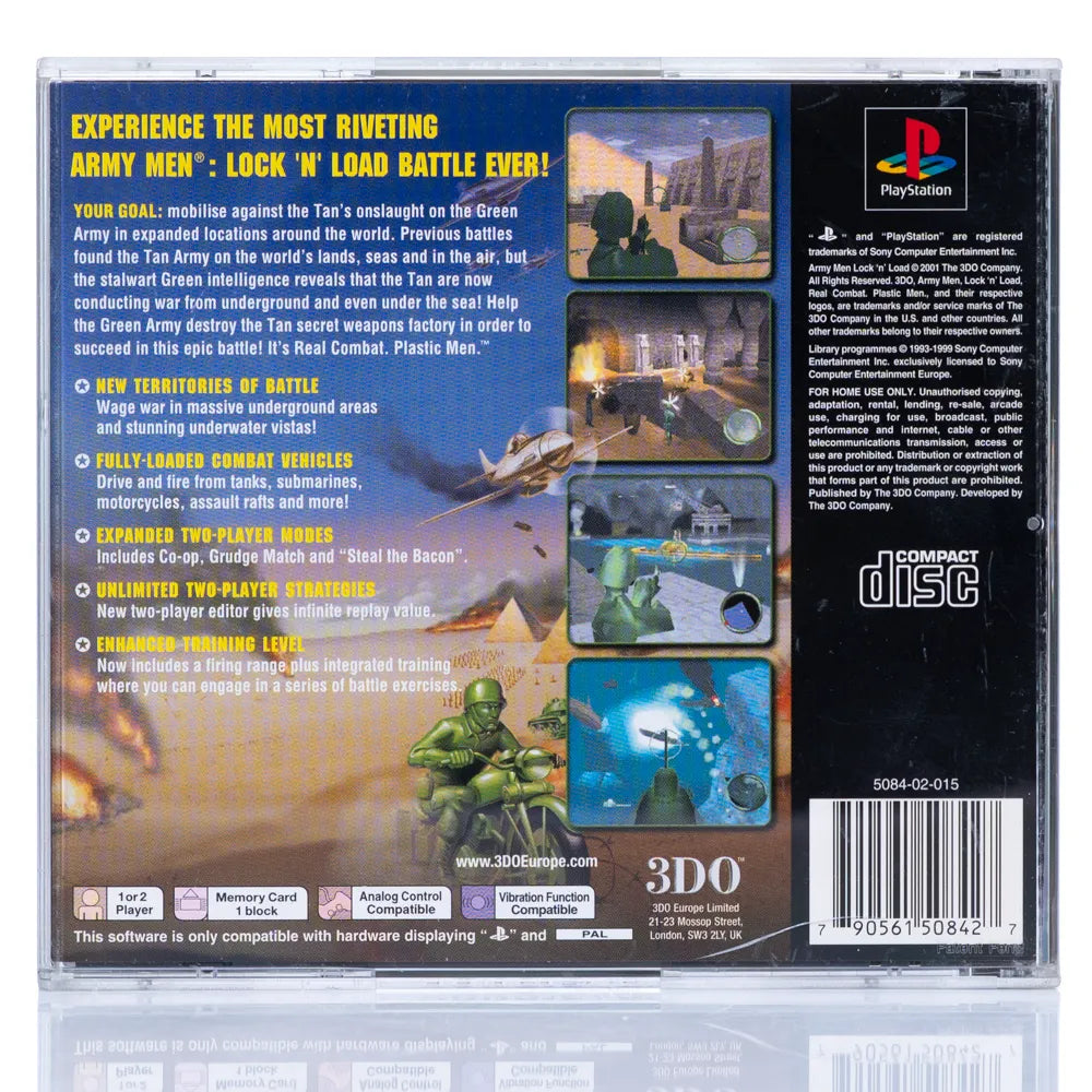 Army Men: Lock n Load - PS1 spill - Retrospillkongen