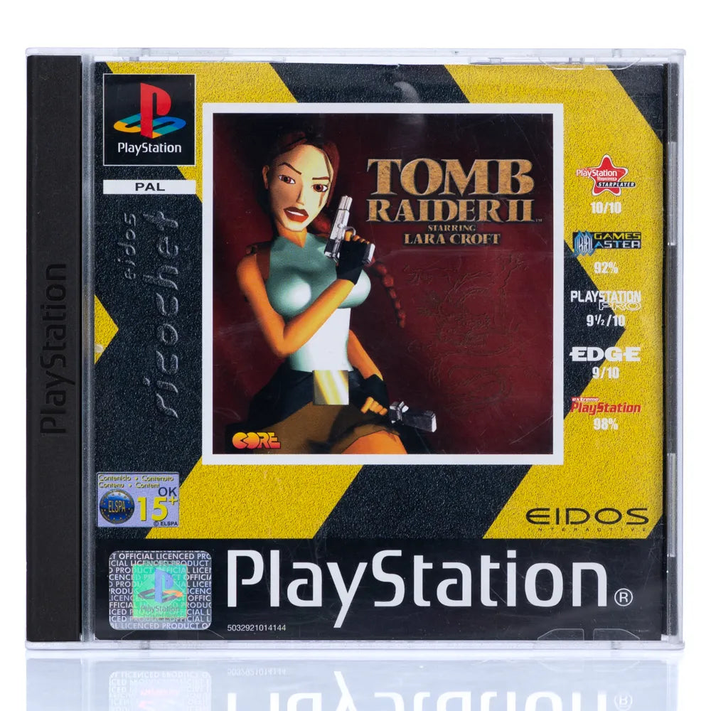 Tomb Raider II: Starring Lara Croft - PS1 spill - Retrospillkongen
