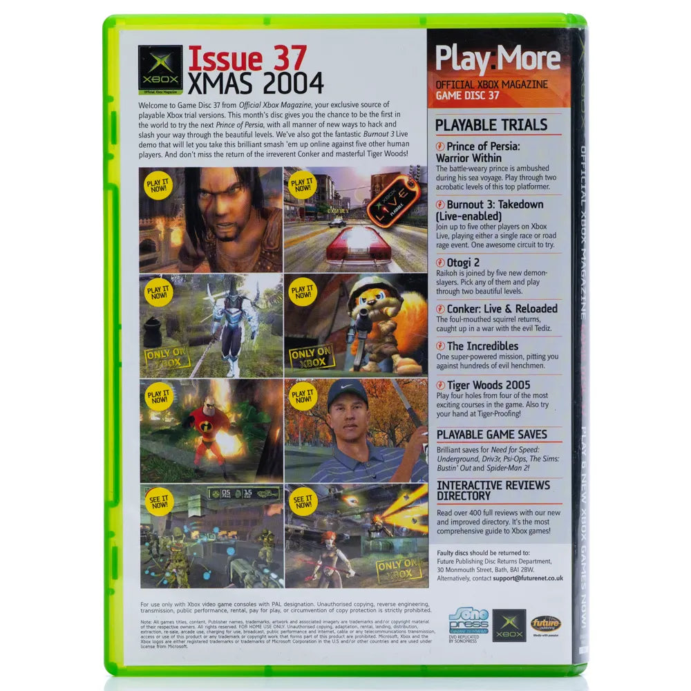 Official Xbox Magazine Demo Disc 37 - Xbox spill