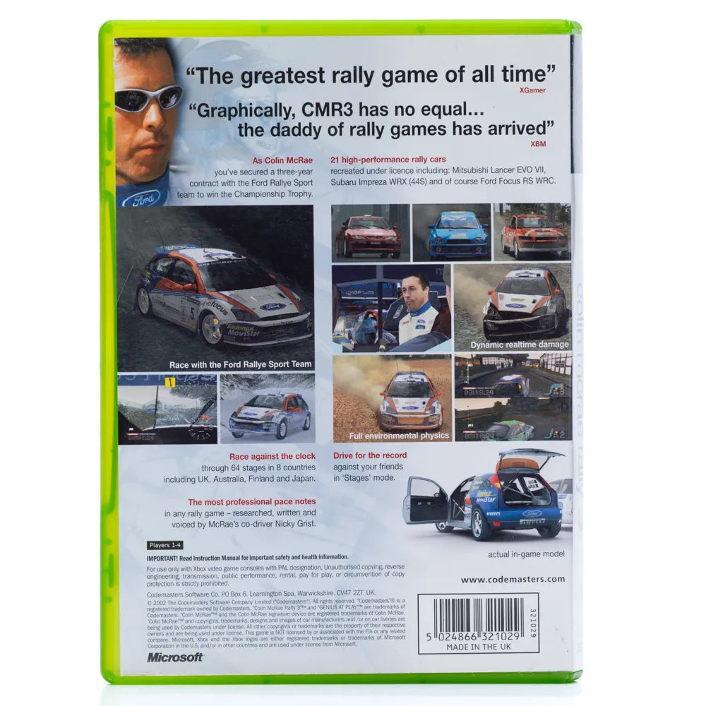 Colin McRae Rally 3 - Xbox spill - Retrospillkongen