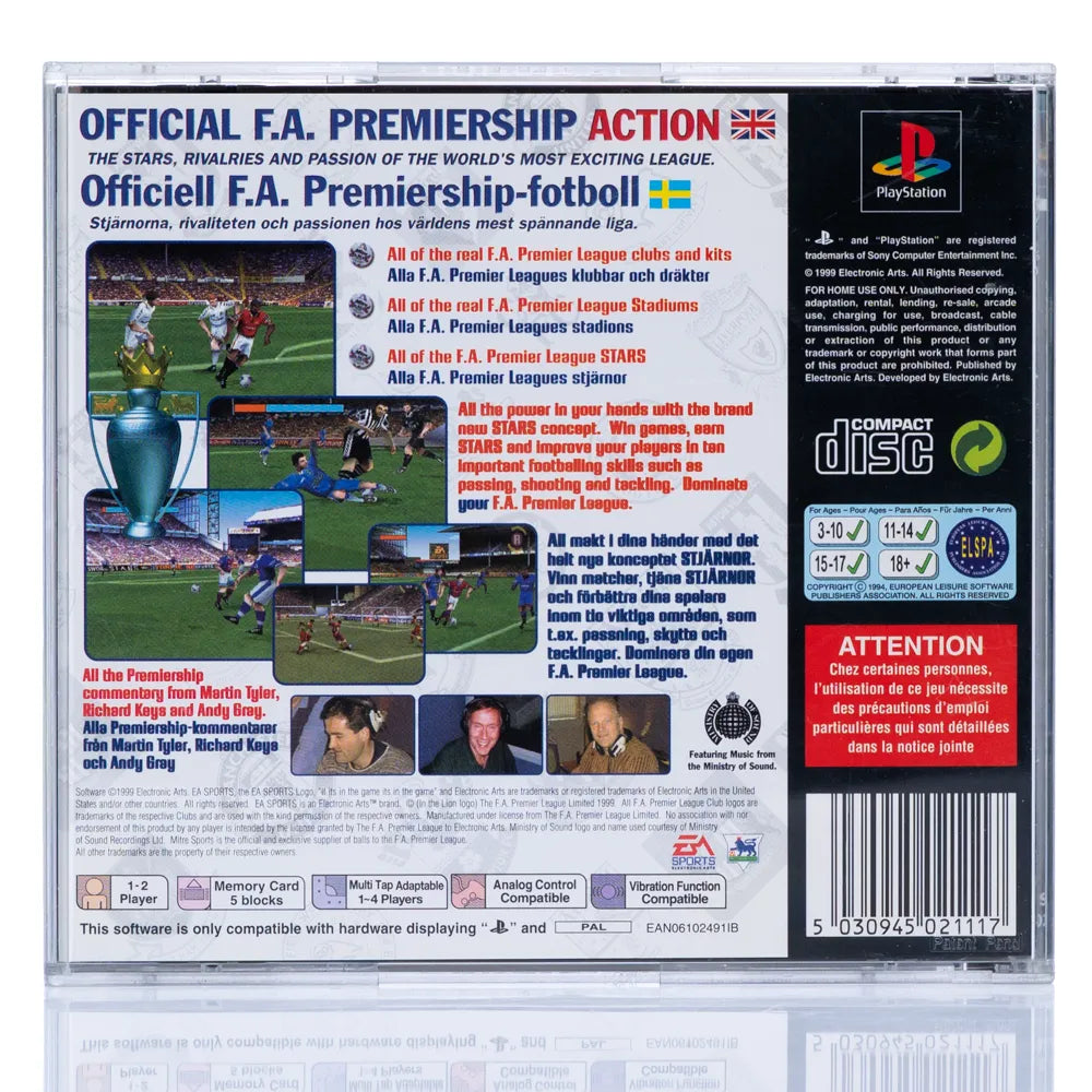 Premier League Stars - PS1 spill - Retrospillkongen