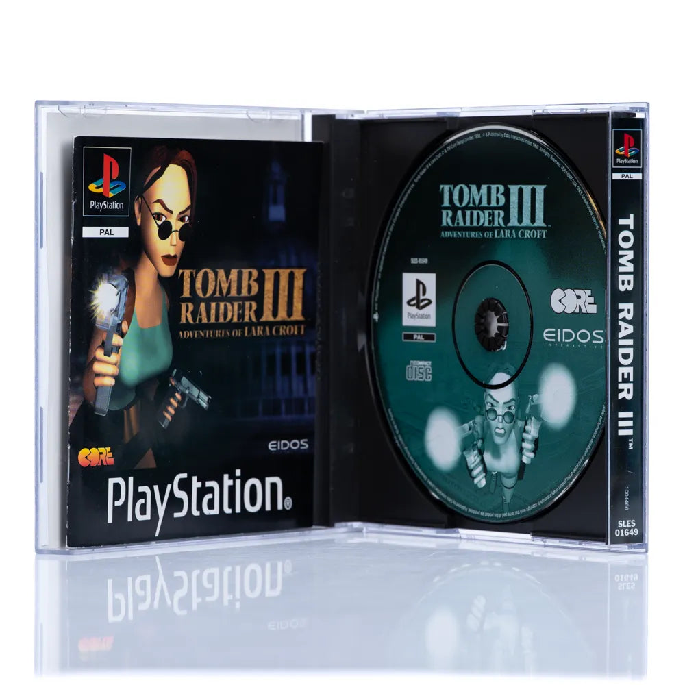 Tomb Raider III: Adventures of Lara Croft - PS1 spill - Retrospillkongen