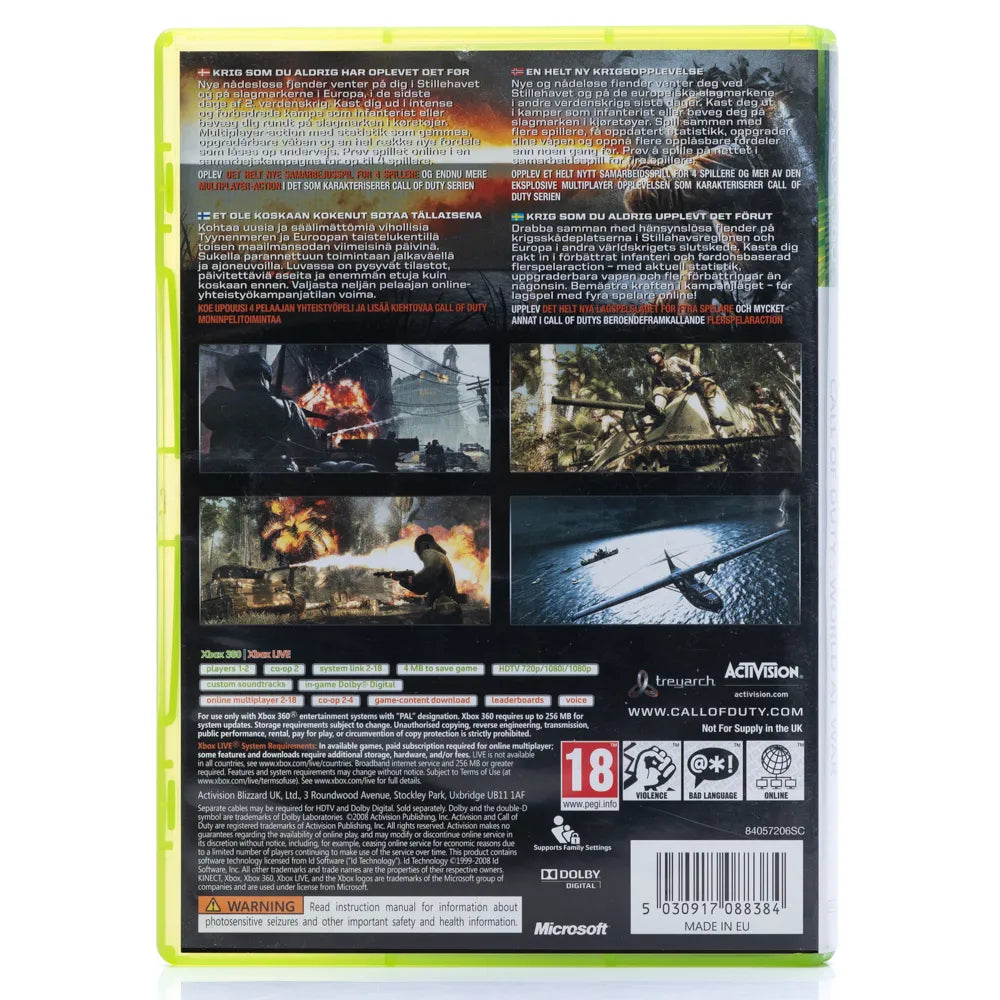 Call of Duty: World at War - Xbox 360 spill - Retrospillkongen