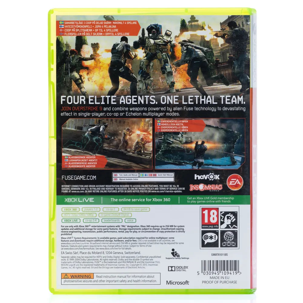 Fuse - Xbox 360 spill - Retrospillkongen