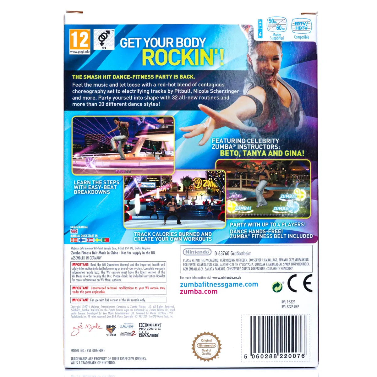 Zumba Fitness 2 for Wii (I Eske) - Retrospillkongen
