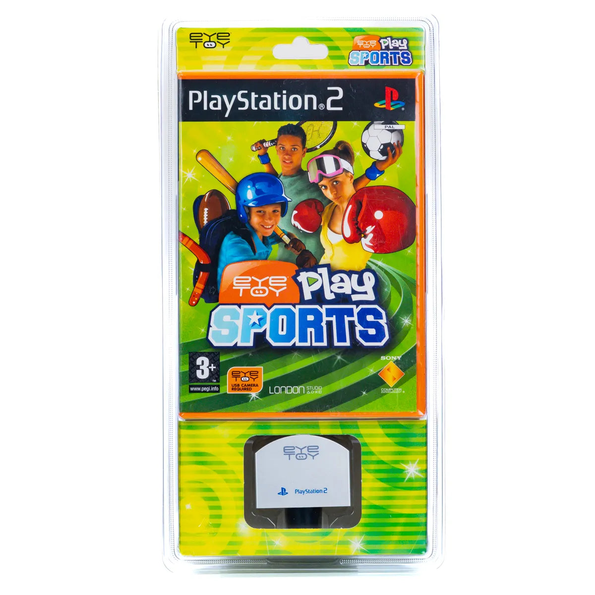 Original Sony PlayStation 2 EyeToy Kamera Med Spill - PS2 (I Eske) - Retrospillkongen