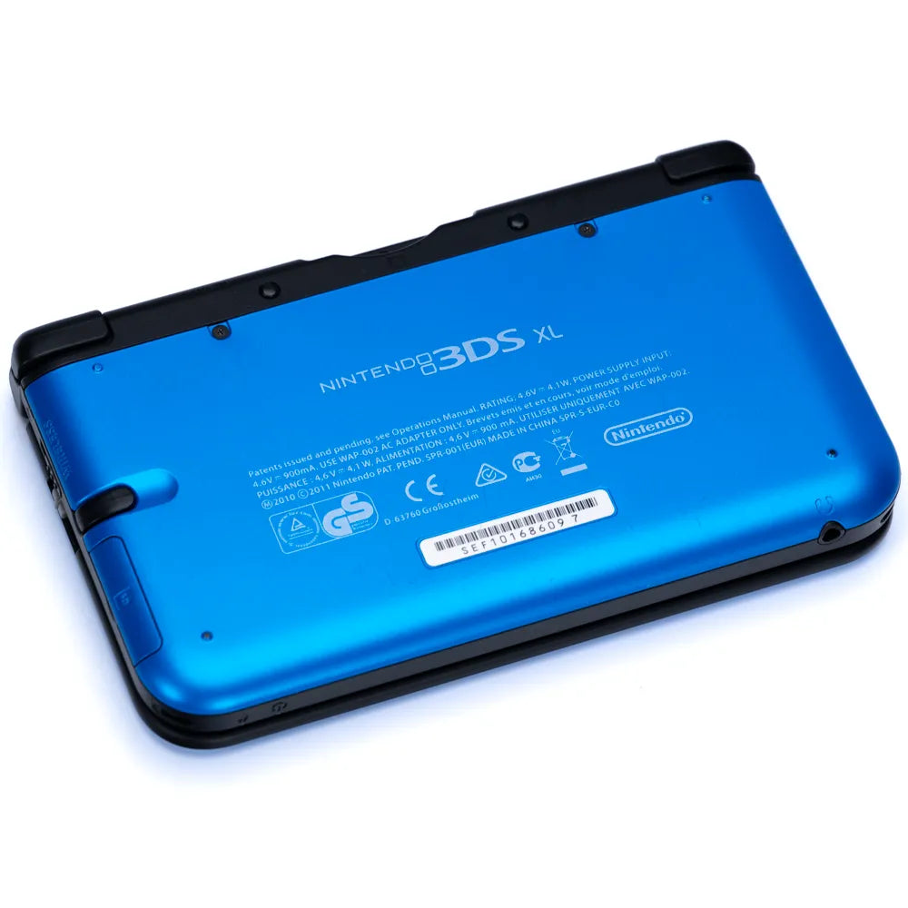 Nintendo 3DS XL Svart & Blå Konsoll m/Strømadapter - Retrospillkongen