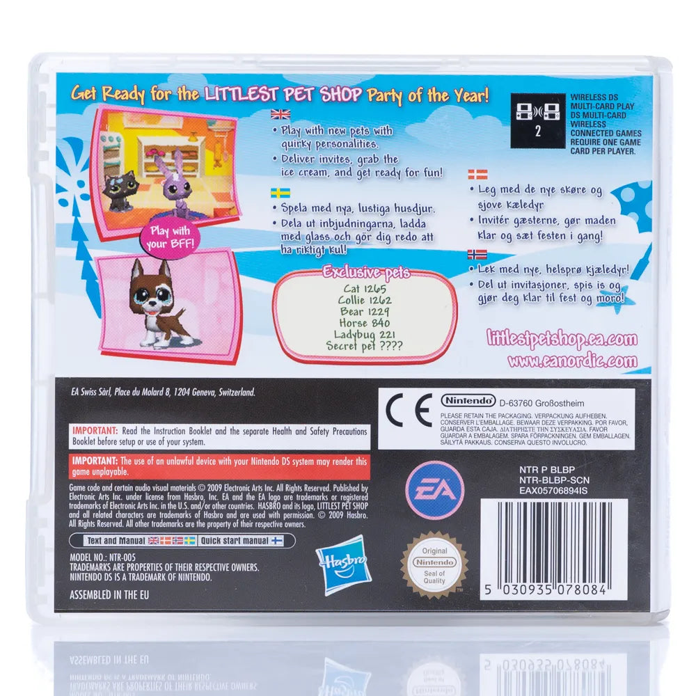 Littlest Pet Shop Friends Beach - Nintendo DS spill - Retrospillkongen