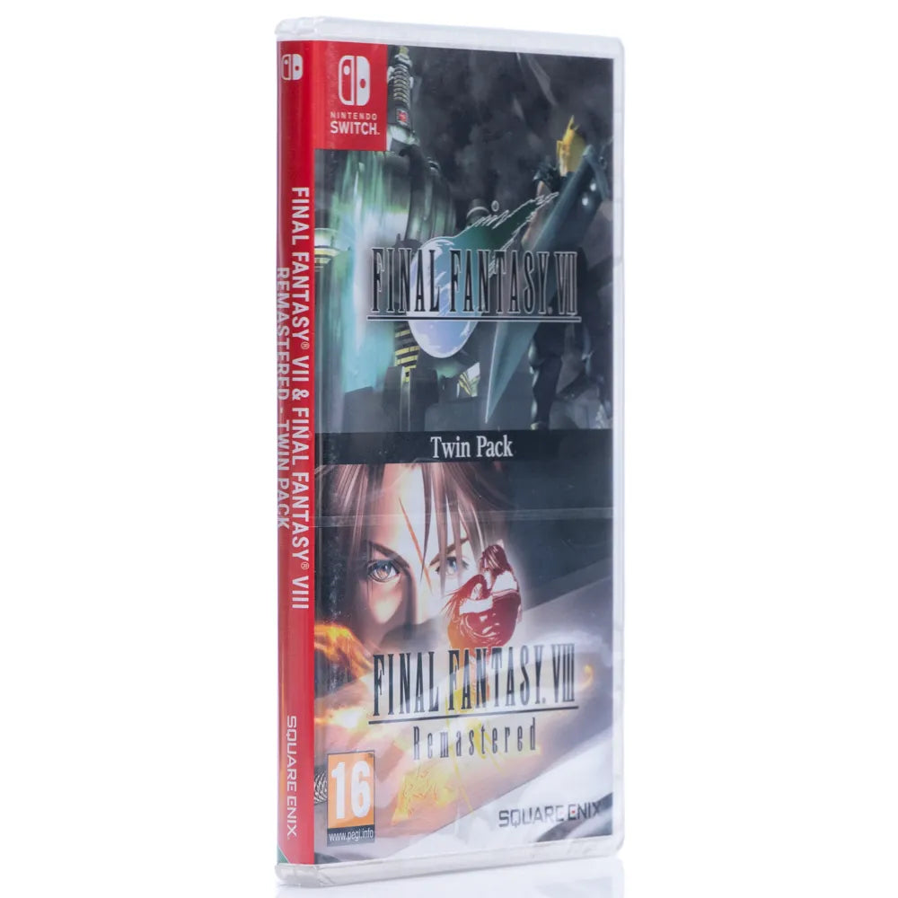 Final Fantasy VII & Final Fantasy VIII Remastered: Twin Pack - Switch spill (Forseglet) - Retrospillkongen