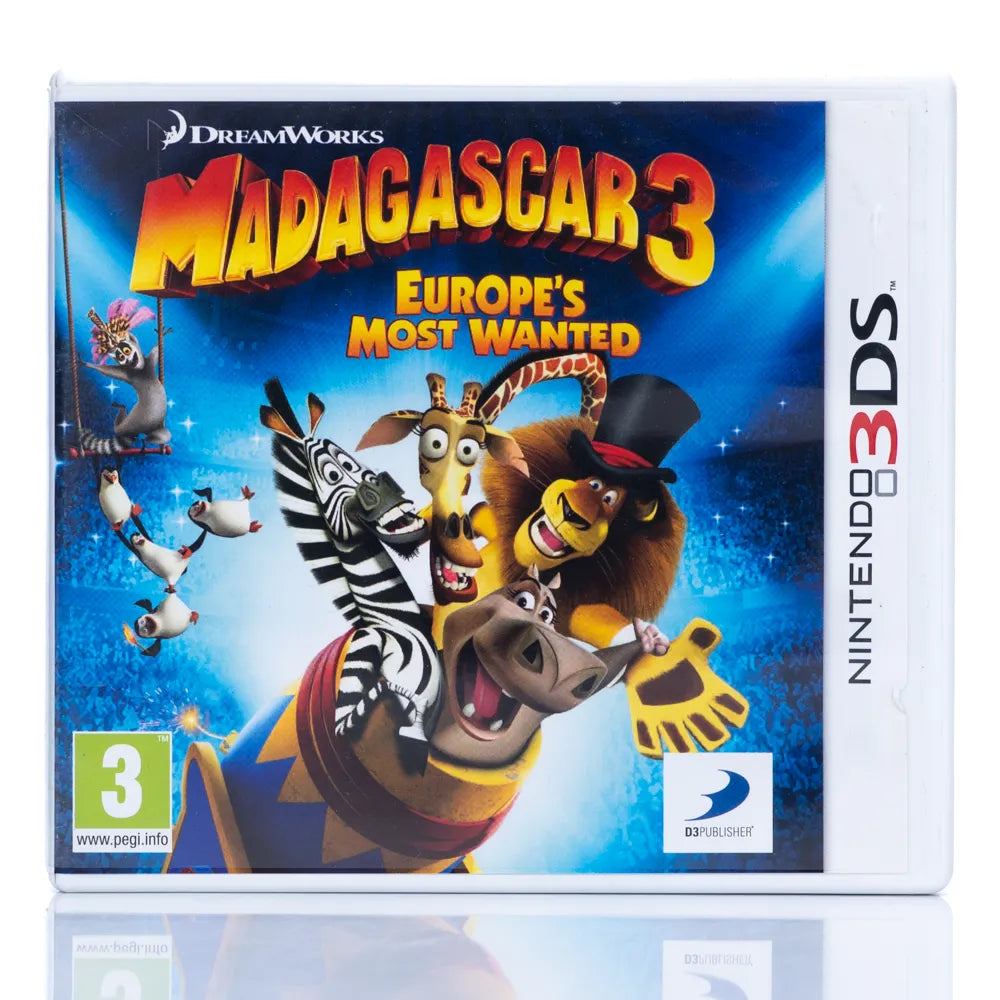Madagascar 3: Europe's Most Wanted - Nintendo 3DS spill - Retrospillkongen