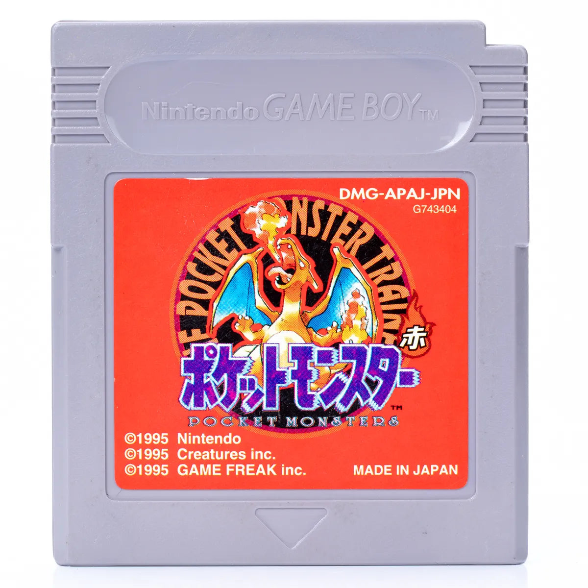 Pokémon Red Version - Gameboy spill (Japansk) - Retrospillkongen