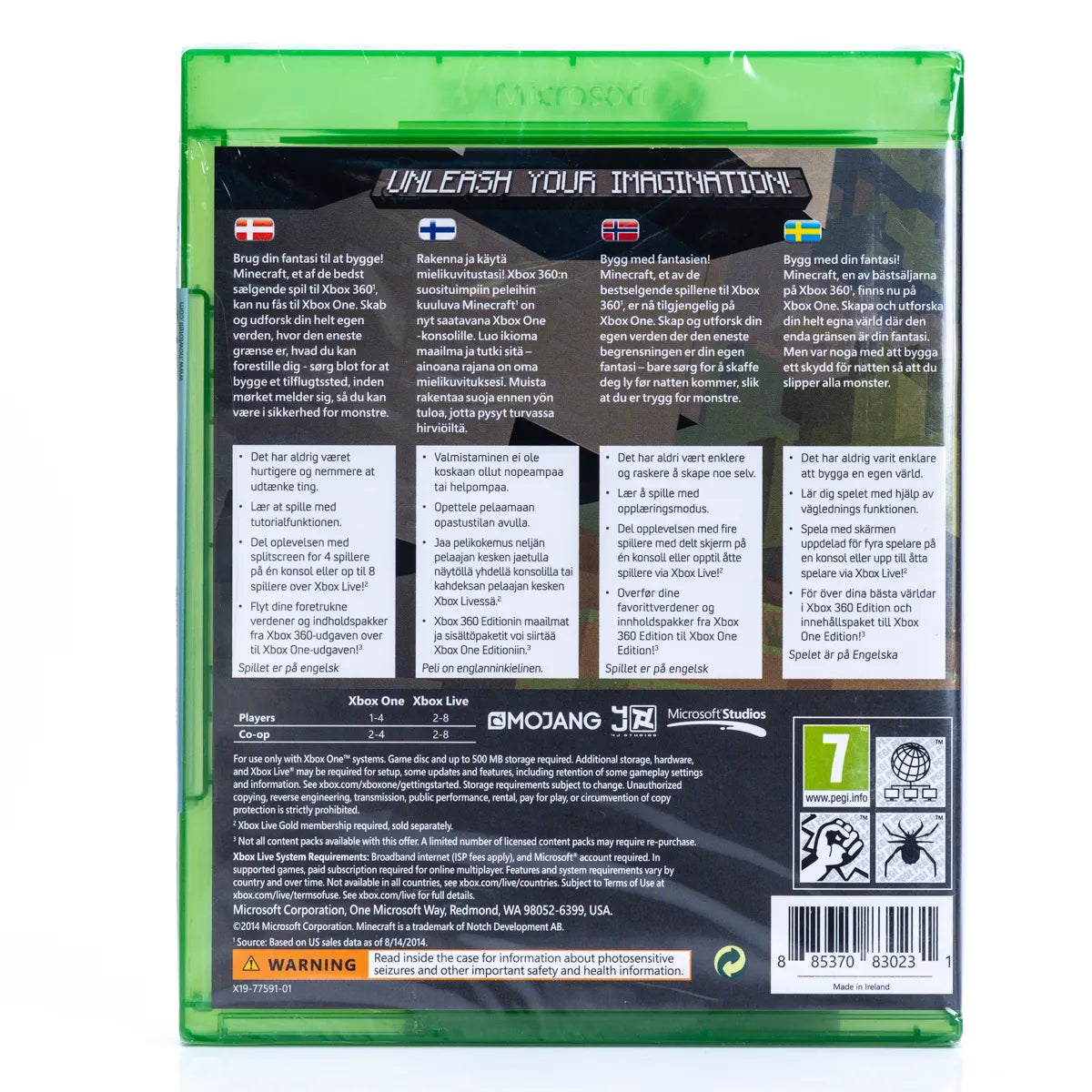 Minecraft: Xbox One Edition - Xbox One spill (Forseglet)