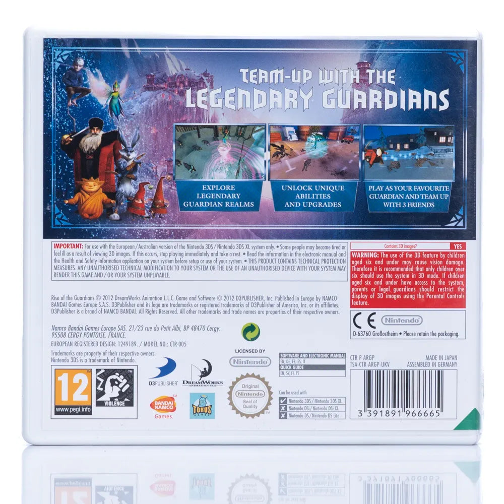 Rise of the Guardians - Nintendo 3DS spill - Retrospillkongen