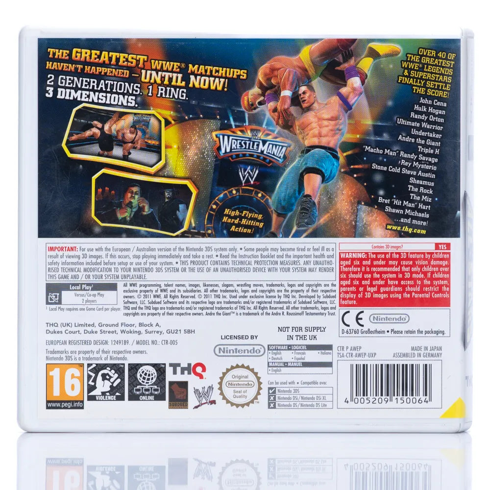 WWE All Stars - Nintendo 3DS spill - Retrospillkongen