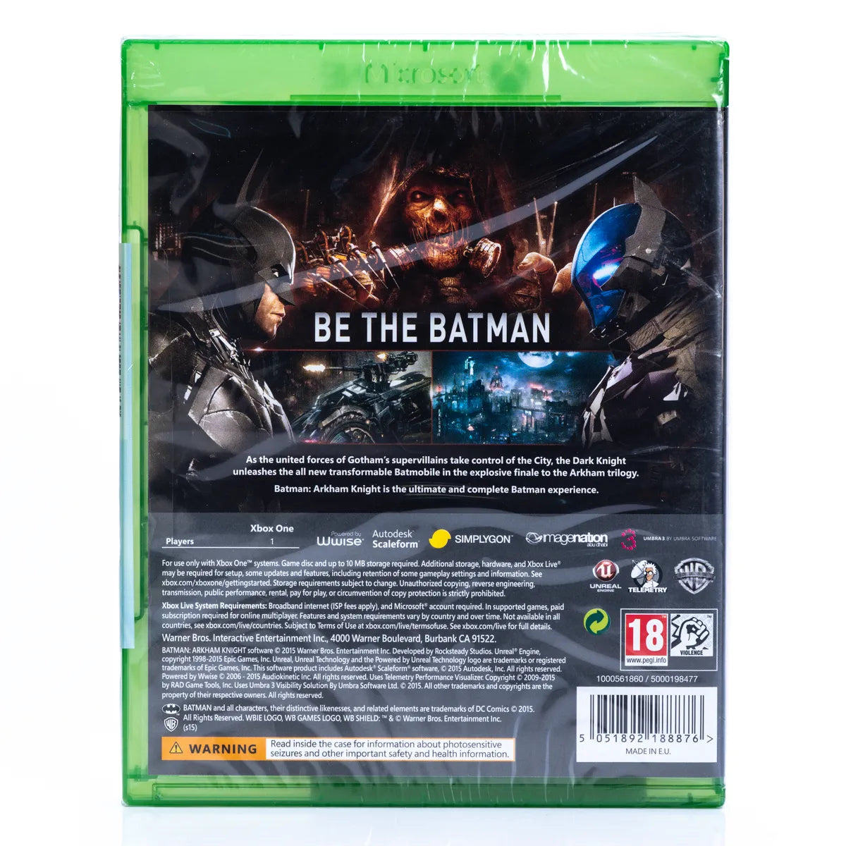 Batman Arkham Knight - Xbox One spill (Forseglet) - Retrospillkongen