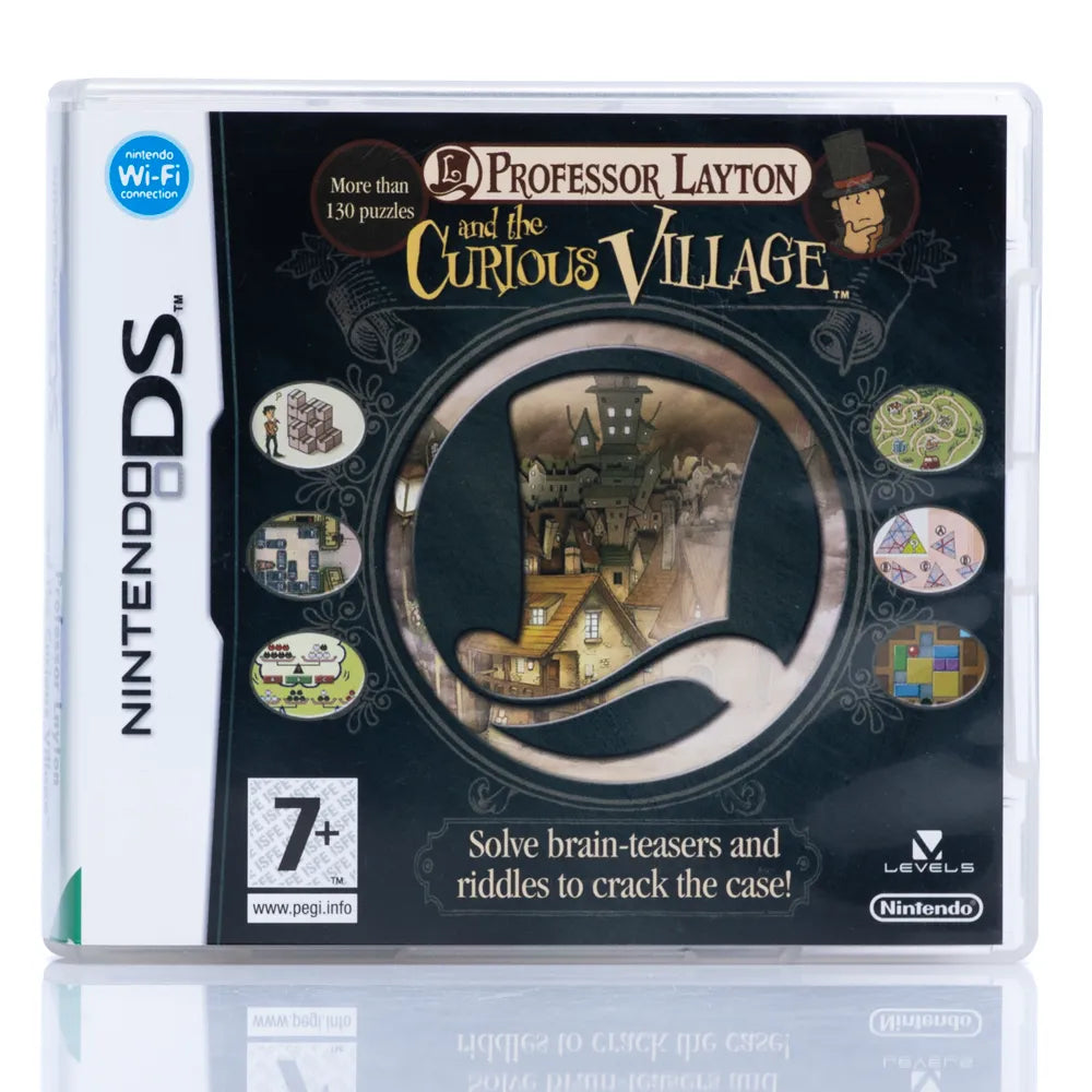 Professor Layton and the Curious Village - Nintendo DS spill - Retrospillkongen