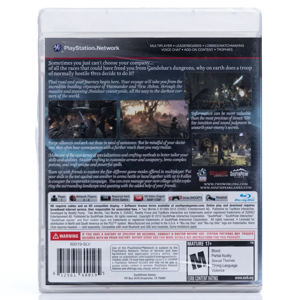 Two Worlds II - PS3 spill (NTSC-U, Forseglet) - Retrospillkongen