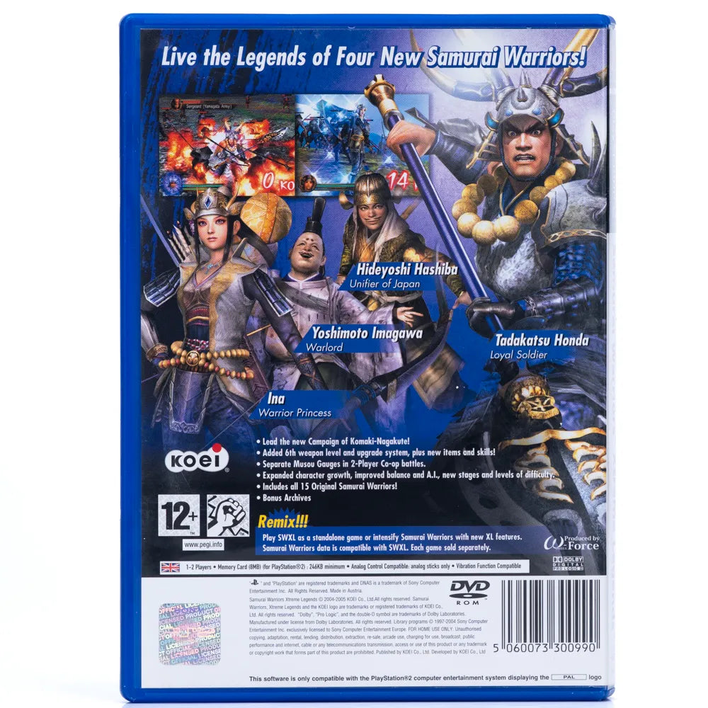 Samurai Warriors: Xtreme Legends - PS2 spill - Retrospillkongen