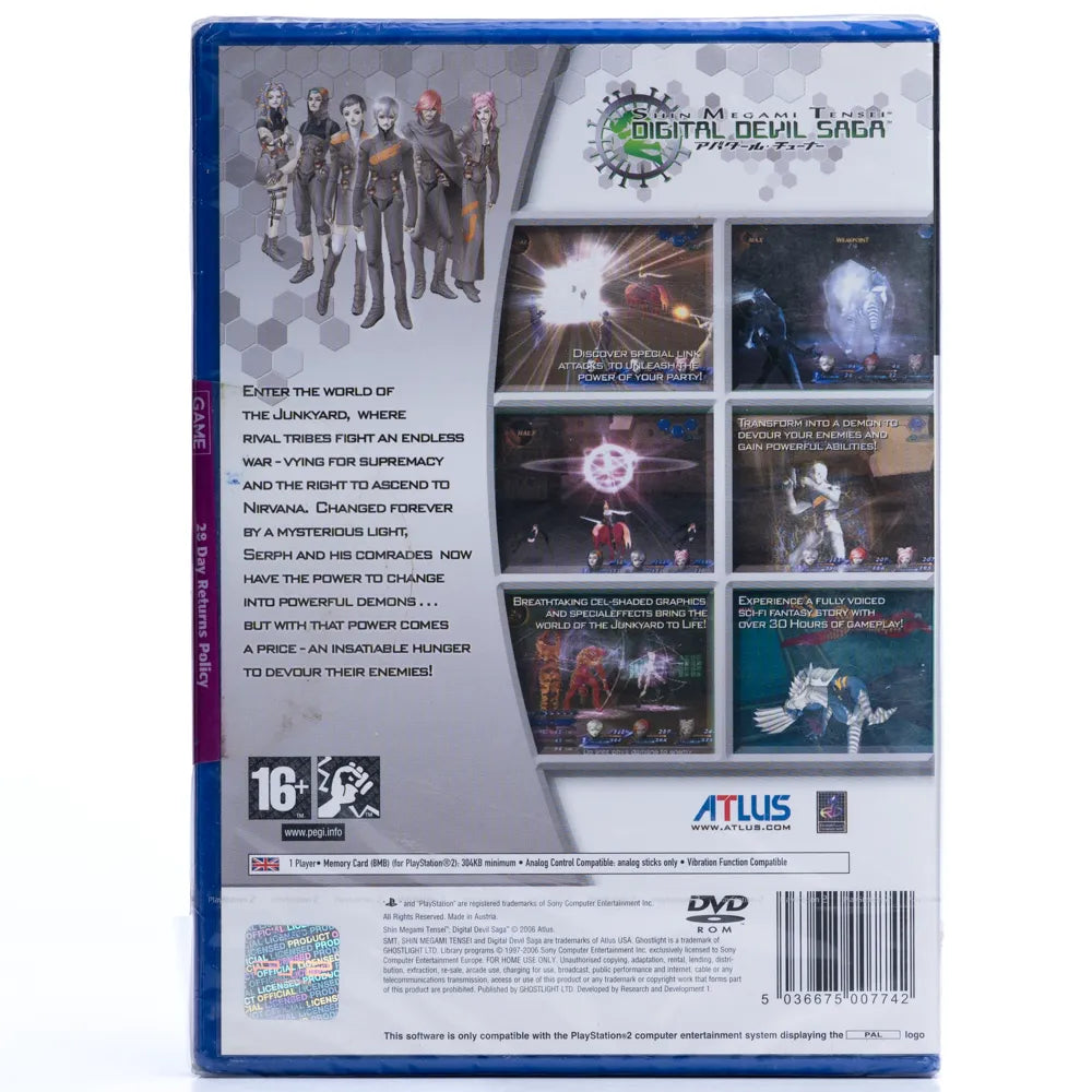 Shin Megami Tensei: Digital Devil Saga - PS2 spill (Forseglet) - Retrospillkongen