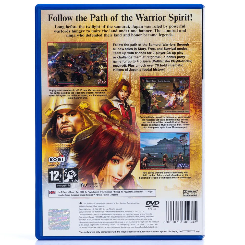 Samurai Warriors 2 - PS2 spill - Retrospillkongen