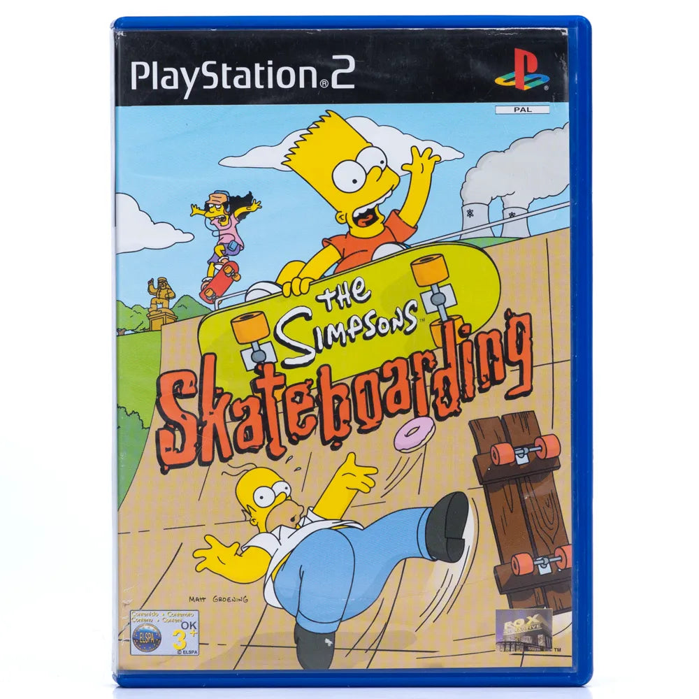 The Simpsons Skateboarding - PS2 spill - Retrospillkongen