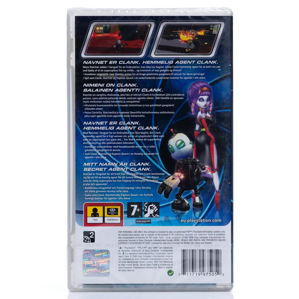 Secret Agent Clank - PSP spill (Forseglet)