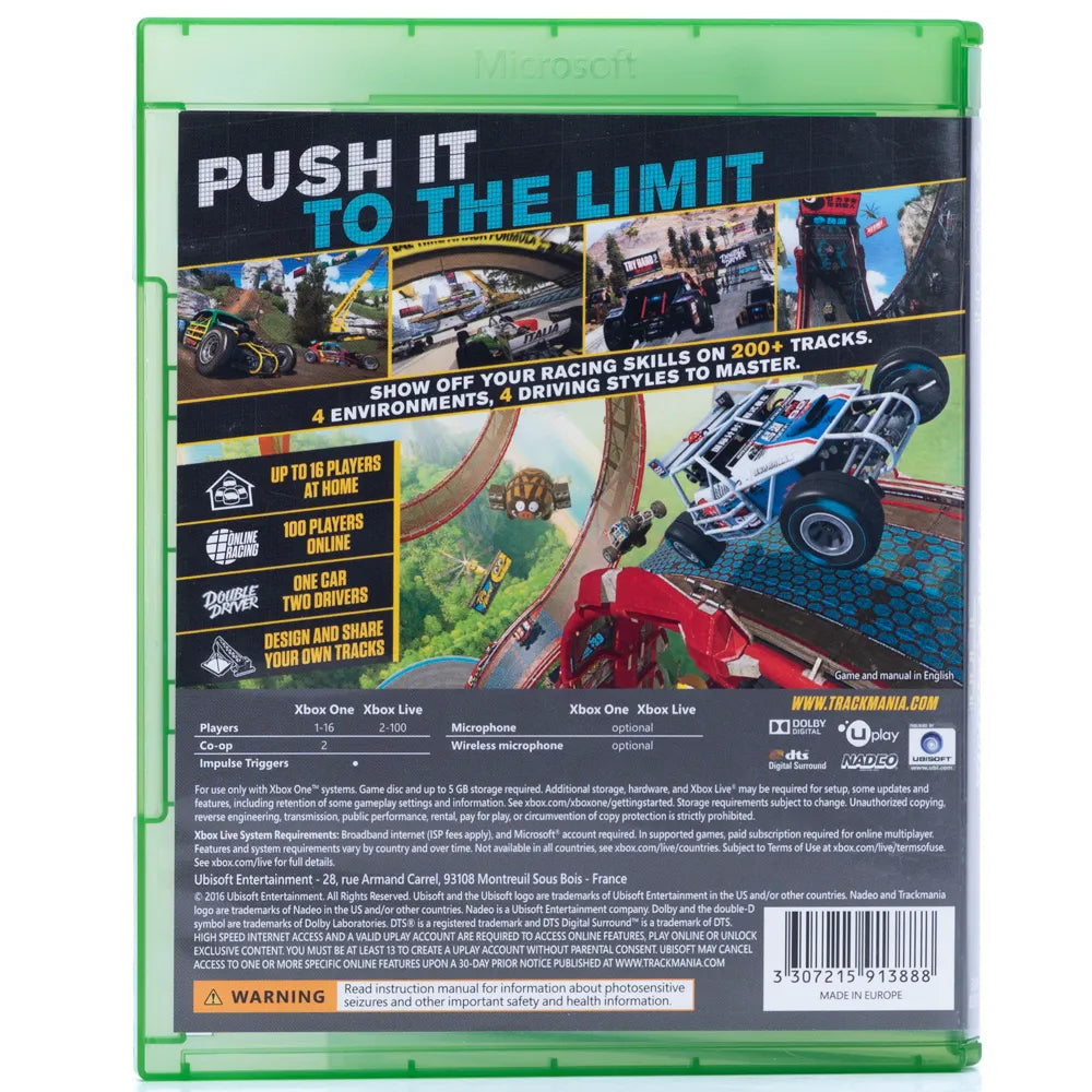 Trackmania Turbo - Xbox One spill - Retrospillkongen