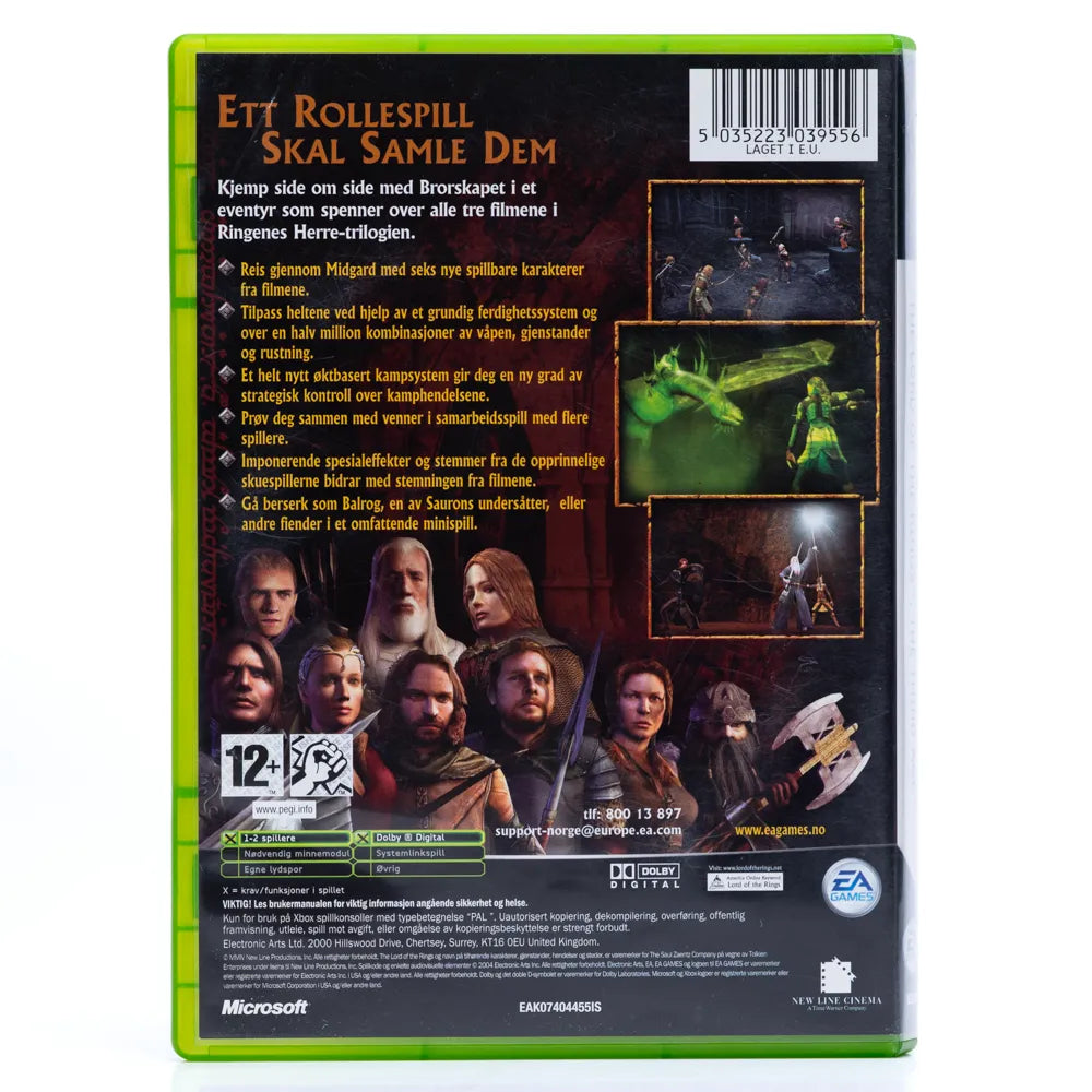 The Lord of the Rings: The Third Age - Xbox spill