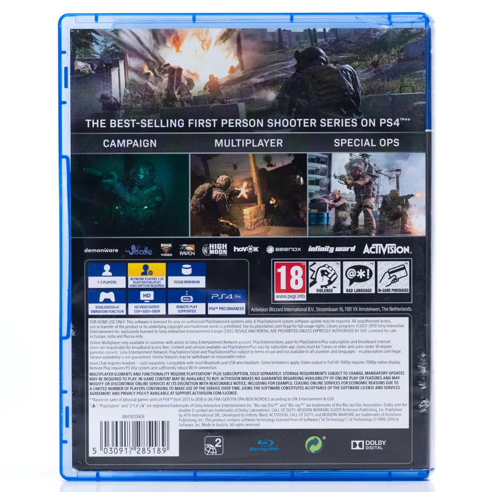 Call of Duty: Modern Warfare - PS4 spill