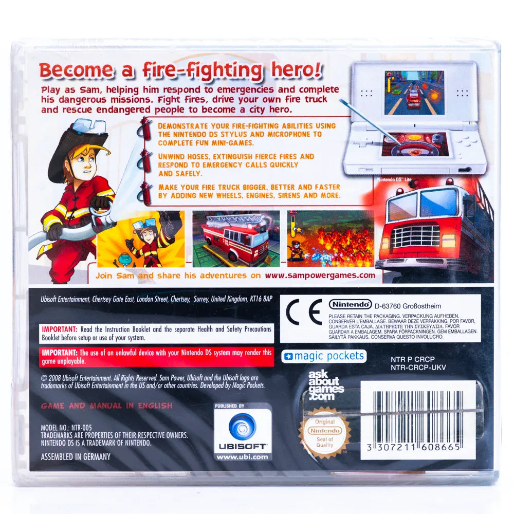 Sam Power: Firefighter (Forseglet) - Nintendo DS spill - Retrospillkongen