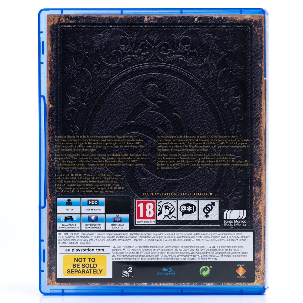 The Order: 1886 - PS4 Spill