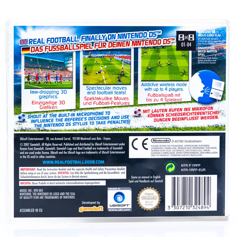 Real Football 2008 - Nintendo DS spill - Retrospillkongen