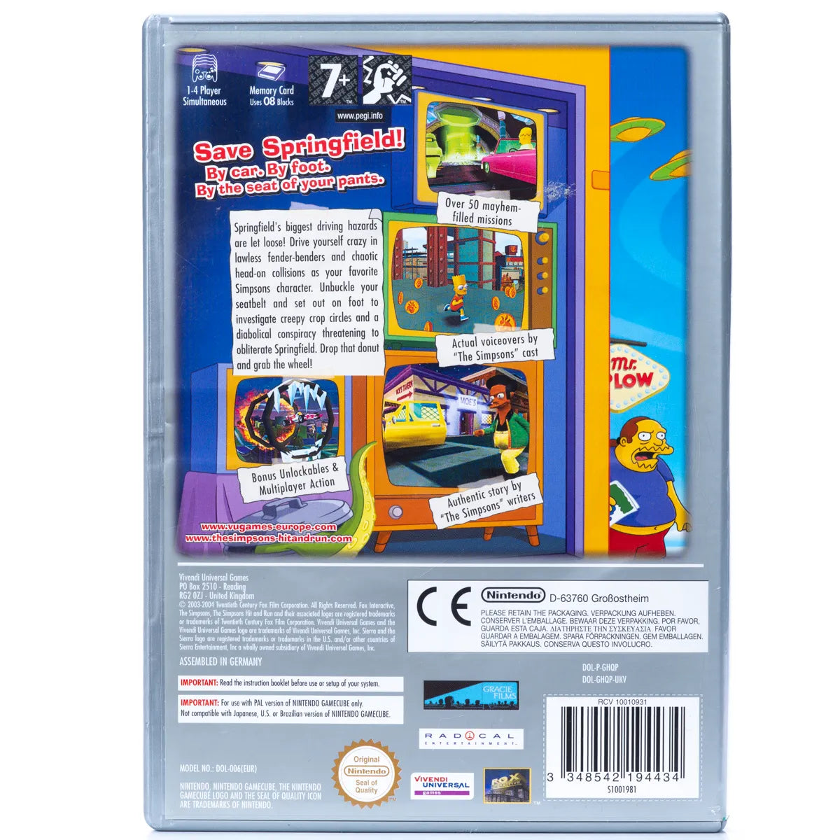 The Simpsons: Hit & Run - Gamecube spill - Retrospillkongen