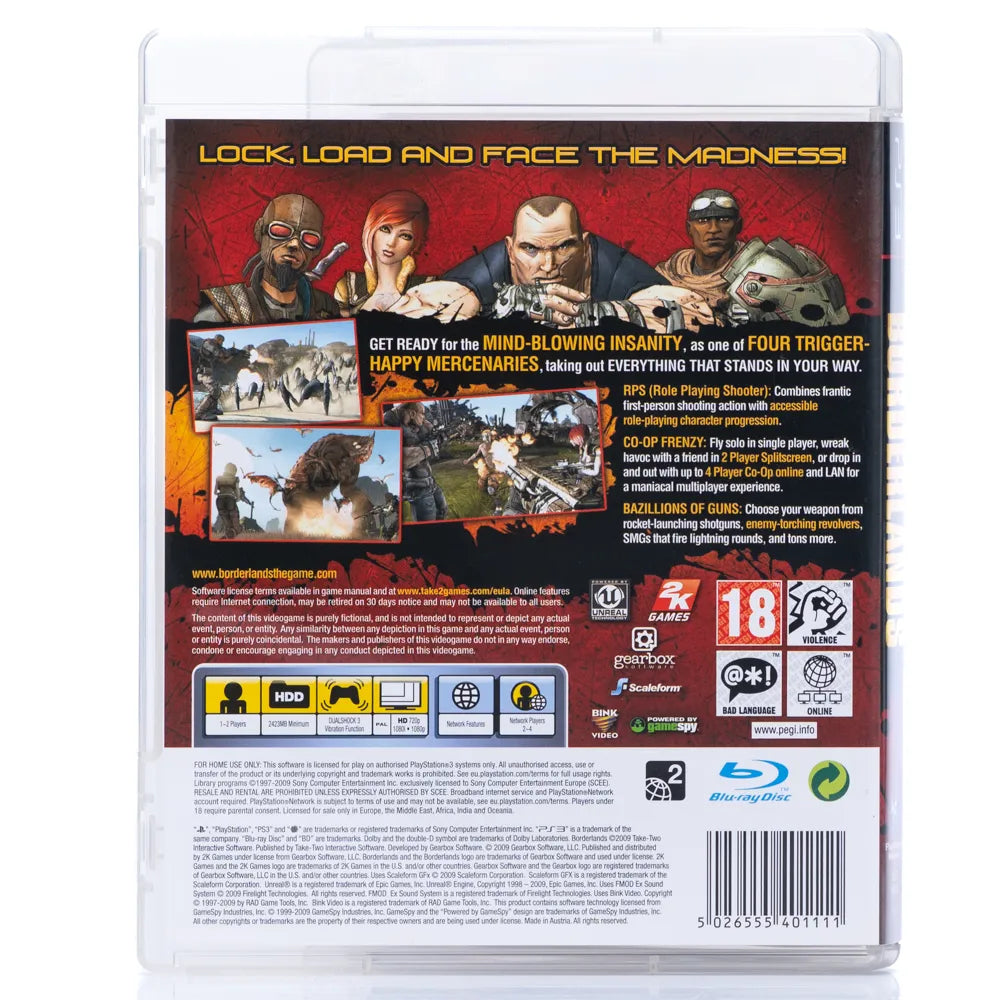 Borderlands - PS3 spill - Retrospillkongen