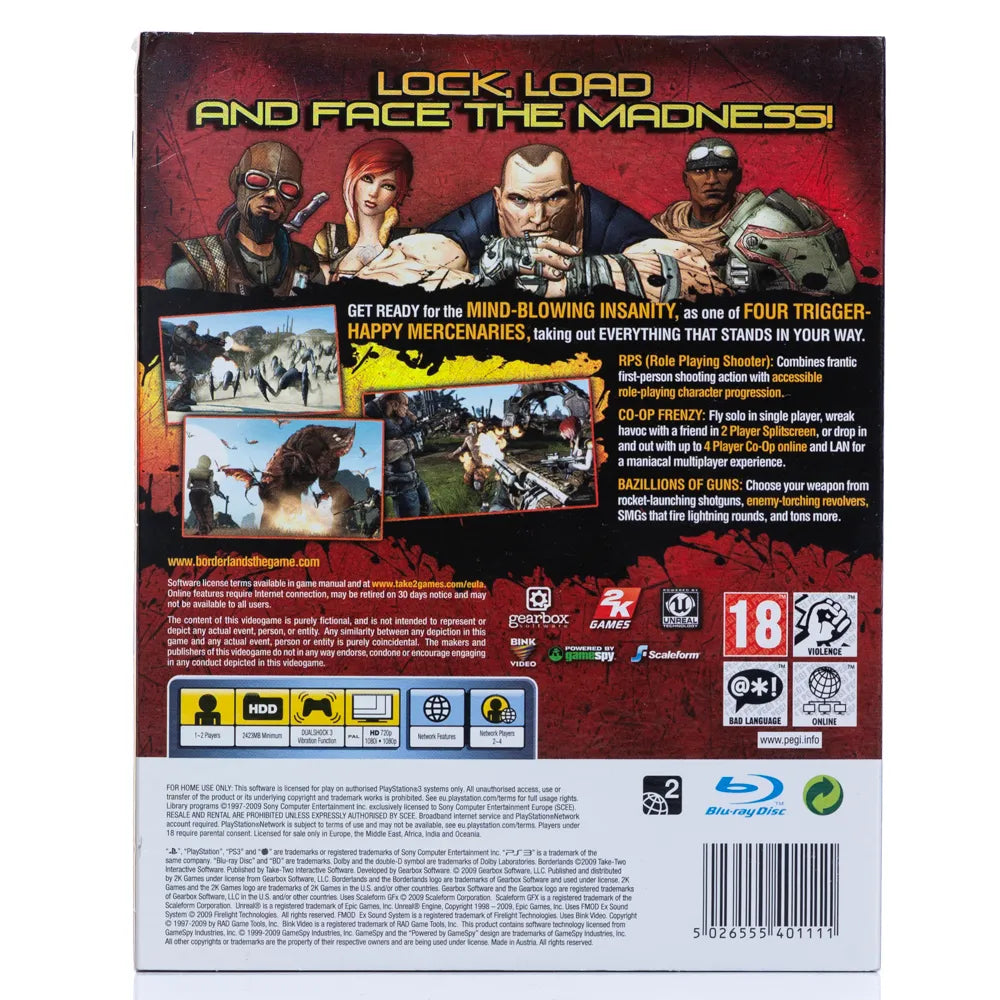 Borderlands - PS3 spill - Retrospillkongen