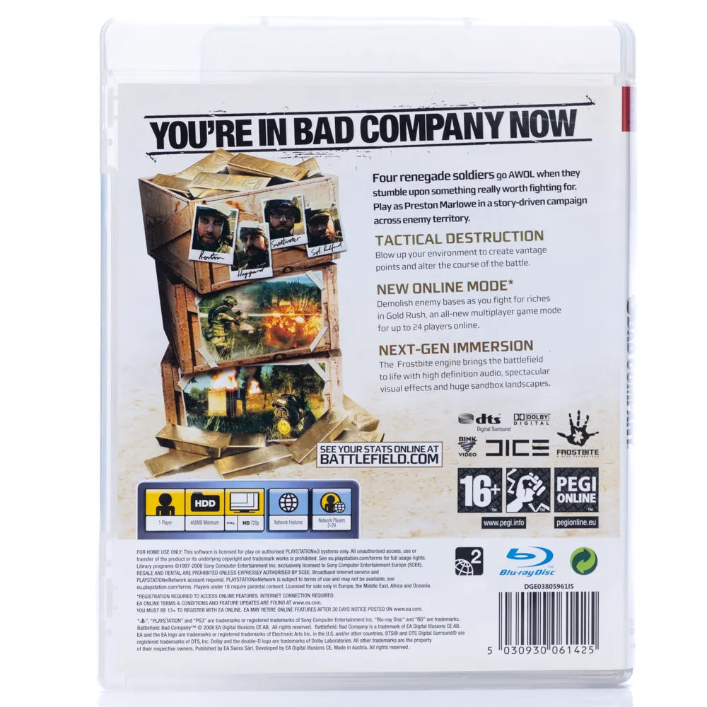 Battlefield Bad Company - PS3 Spill - Retrospillkongen
